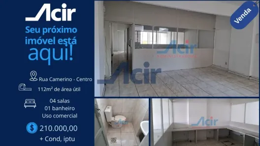 Sala Comercial à venda, 111m² no Centro, Rio de Janeiro