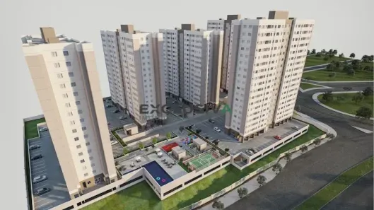 Apartamento com 2 Quartos à venda, 46m² no JK, Contagem