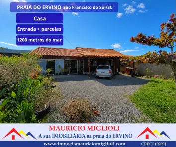Casa com 3 Quartos à venda, 82m² no Praia do Ervino, São Francisco do Sul