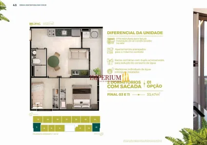 Apartamento com 1 Quarto à venda, 35m² no Vila Gustavo, São Paulo