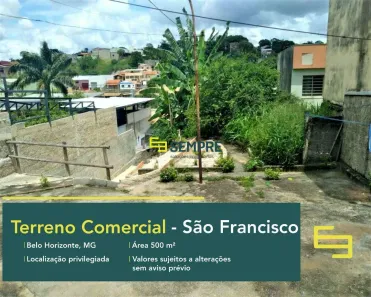 à venda, 500m² no São Francisco, Belo Horizonte