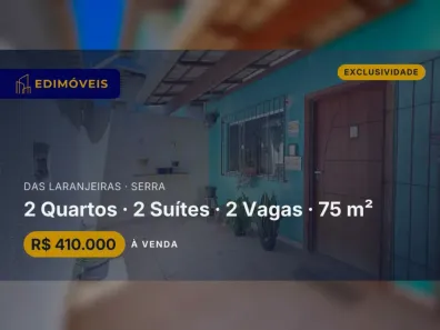 Casa com 2 Quartos à venda, 75m² no das Laranjeiras, Serra