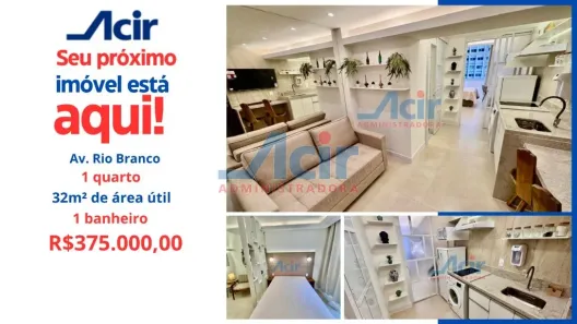 Apartamento com 1 Quarto à venda, 31m² no Centro, Rio de Janeiro