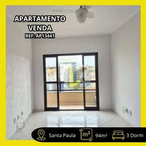 Apartamento com 3 Quartos à venda, 94m² no Barcelona, São Caetano do Sul