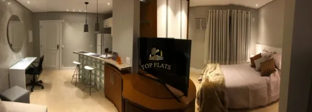Flat com 1 Quarto para alugar, 35m² no Jardim Paulistano, São Paulo