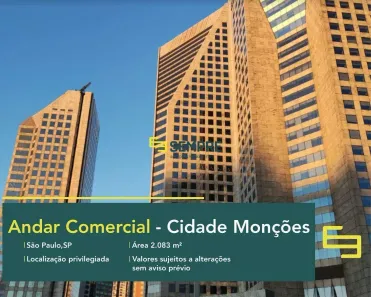 Sala Comercial para alugar, 2063m² no Brooklin Paulista, São Paulo