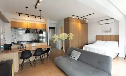 Flat com 1 Quarto para alugar, 40m² no Itaim Bibi, São Paulo