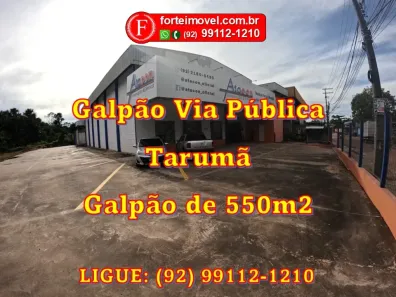 Galpão/Depósito/Armazém para alugar, 551m² no Tarumã, Manaus