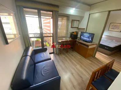 Flat com 1 Quarto para alugar, 37m² no Moema, São Paulo