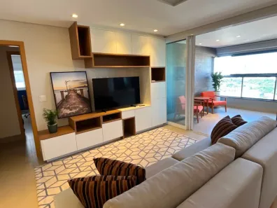Apartamento com 3 Quartos para alugar, 121m² no Setor Marista, Goiânia