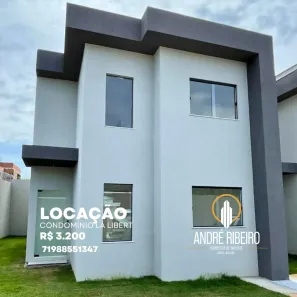 Casa de Condomínio com 4 Quartos para alugar, 109m² no Nova Abrantes (Abrantes), Camaçari