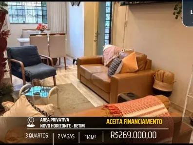 Apartamento com 3 Quartos à venda, 114m² no Novo Horizonte, Betim