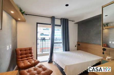 Apartamento com 1 Quarto para alugar, 25m² no Vila Cordeiro, São Paulo