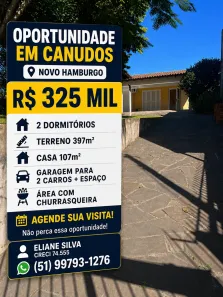 Casa com 2 Quartos à venda, 107m² no Canudos, Novo Hamburgo
