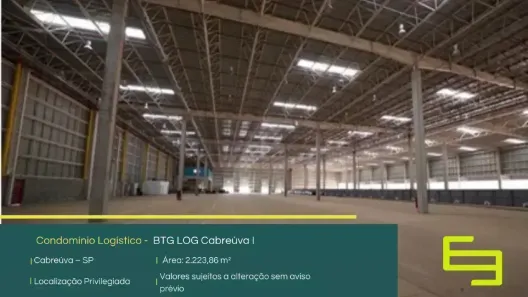 Galpão/Depósito/Armazém para alugar, 2224m² no Pinhal, Cabreúva