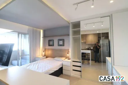 Apartamento com 1 Quarto para alugar, 48m² no Campo Belo, São Paulo