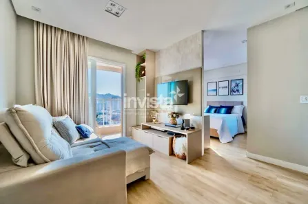 Apartamento com 1 Quarto à venda, 44m² no Campo Grande, Santos