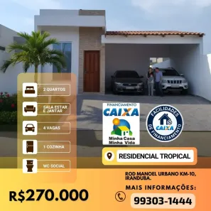 Casa com 2 Quartos à venda, 89m² no , Iranduba