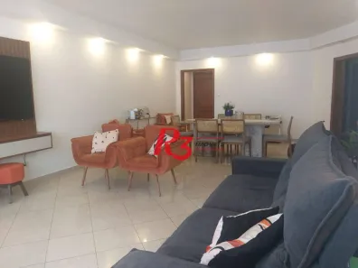Apartamento com 3 Quartos à venda, 156m² no Gonzaga, Santos
