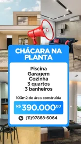 Fazenda/Sítio com 3 Quartos à venda, 103m² no Recreio Topázio (Caucaia do Alto), Cotia