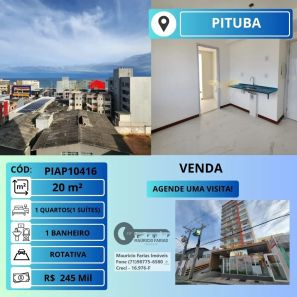 Apartamento com 1 Quarto à venda, 20m² no Pituba, Salvador