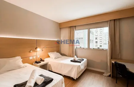Flat com 1 Quarto à venda, 24m² no Pompéia, Santos