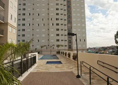 Apartamento com 2 Quartos para alugar, 44m² no Jardim Las Vegas, Guarulhos