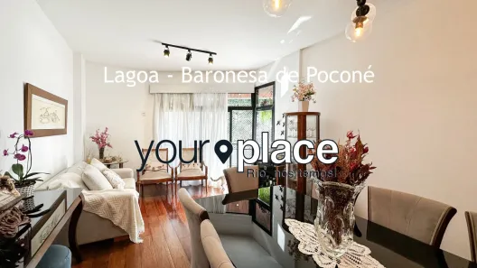 Apartamento com 3 Quartos à venda, 128m² no Lagoa, Rio de Janeiro