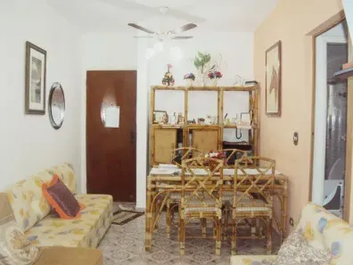 Apartamento com 1 Quarto para alugar, 60m² no Pitangueiras, Guarujá