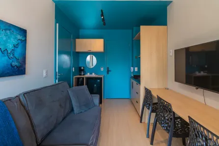 Apartamento com 1 Quarto à venda, 34m² no Santo Amaro, São Paulo