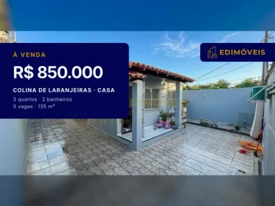 Casa com 3 Quartos à venda, 135m² no Colina de Laranjeiras, Serra