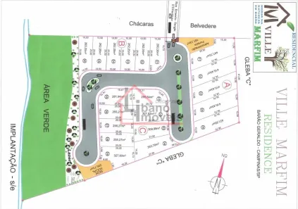 Lote/Terreno à venda, 327m² no Chácara Belvedere, Campinas
