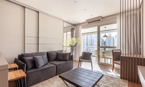 Apartamento com 1 Quarto para alugar, 60m² no Itaim Bibi, São Paulo