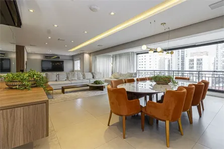 Apartamento com 3 Quartos para alugar, 220m² no Indianópolis, São Paulo