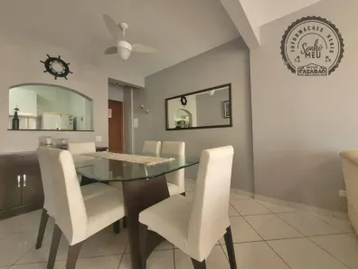 Apartamento com 2 Quartos para alugar, 80m² no Guilhermina, Praia Grande