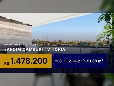 Apartamento com 3 Quartos à venda, 91m² no Jardim Camburi, Vitória