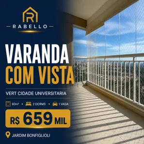 Apartamento com 2 Quartos à venda, 60m² no Jardim Esmeralda, São Paulo