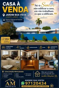 Casa com 3 Quartos à venda, 120m² no Jardim Boa Vista, Campo Largo