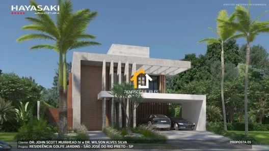 Casa de Condomínio com 5 Quartos à venda, 496m² no Residencial Quinta do Golfe, São José do Rio Preto
