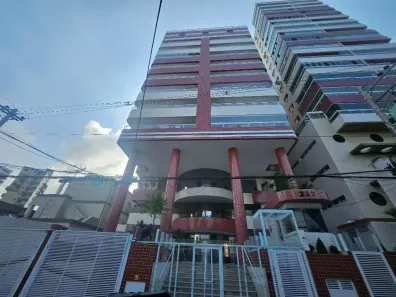 Apartamento com 2 Quartos para alugar, 70m² no Guilhermina, Praia Grande