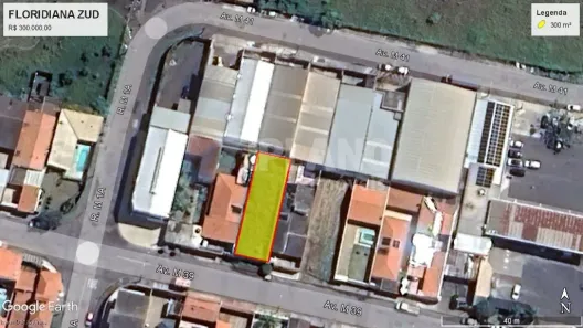 Lote/Terreno à venda, 300m² no Jardim Floridiana, Rio Claro