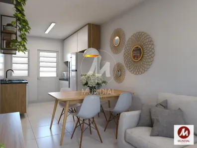 Casa com 2 Quartos à venda, 58m² no Parque das Gaivotas, Ribeirão Preto