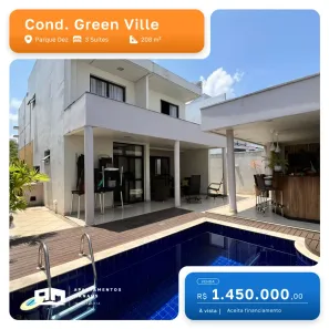 Casa de Condomínio com 3 Quartos à venda, 208m² no Parque 10 de Novembro, Manaus