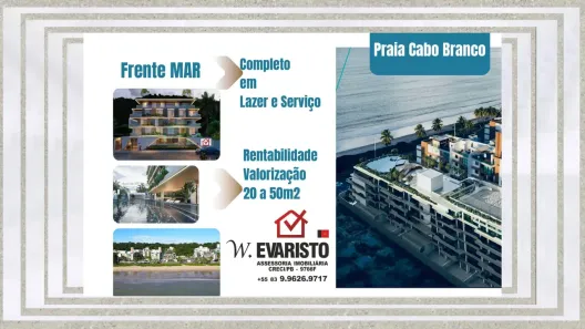 Flat com 1 Quarto à venda, 20m² no Cabo Branco, João Pessoa