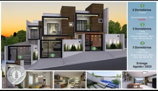 Sobrado com 3 Quartos à venda, 200m² no Água Verde, Blumenau