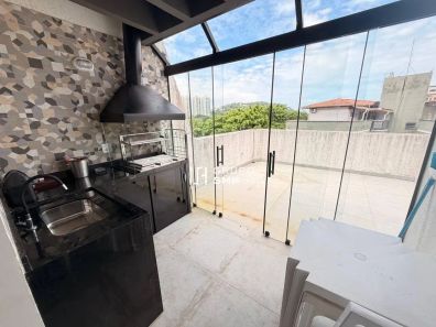 Cobertura com 3 Quartos para venda ou aluguel, 130m² no Loteamento João Batista Julião, Guarujá