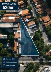 Lote/Terreno à venda, 520m² no Vila Madalena, São Paulo