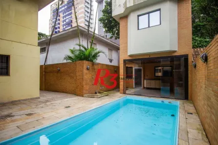 Casa com 6 Quartos para alugar, 450m² no Gonzaga, Santos