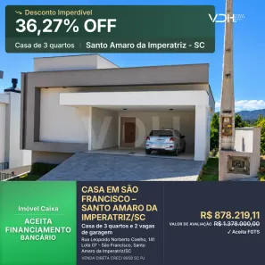 Casa com 3 Quartos à venda, 229m² no São Francisco de Assis, Santo Amaro da Imperatriz