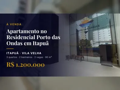 Apartamento com 3 Quartos à venda, 90m² no Itapuã, Vila Velha